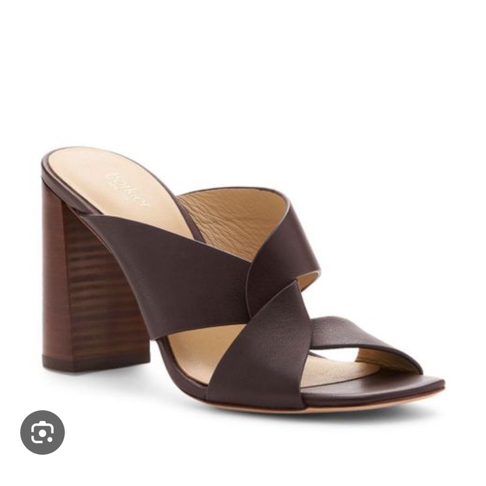 Botkier Raven Sandal Brown Leather Sz 10